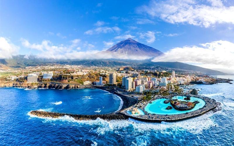 Lujoso Apartamento Completo, Piscina, Terraza Con Vistas Al Teide Пуэрто-де-ла-Крус Экстерьер фото